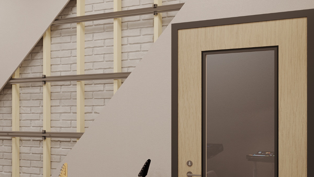 Concealed Hinge Acoustic Door